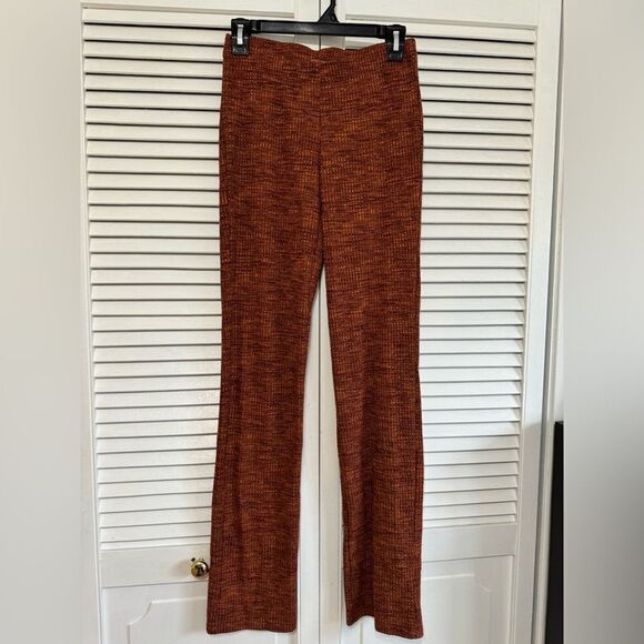 COPY - URBAN OUTFITTERS KNIT STRAIGHT LEG PANT IN ORANGE/RED SIZE SMALL - Picture 5 of 9